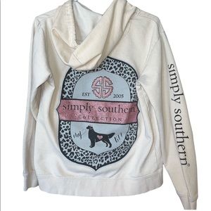 Simply Southern White Hoodie